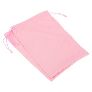 Unique Bargains Microfiber Soft Drawstring Ski Goggle Bags 7.1" x 10.6" 2 Pcs - 1 of 4