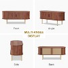 47.2" TV Stand, Modern TV Console Table with Storage Compartment and Sliding Door, Gaming Entertainment Center with Cabinet for Living Room - 4 of 4