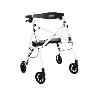 Stander Wonder Rollator, Lightweight 4- Wheel Folding Walker with Seat - 1 of 4