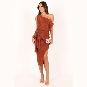 Petal and Pup Womens Santiago Off Shoulder Midi Dress - 1 of 3