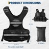 Adjustable Weight Vest for Men and Women,Neoprene Workout Vest for Running, Walking, Gym Training - 2 of 4