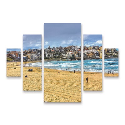 Trademark Fine Art - Martin Fine Photography Bondi Beach 03 Panel Set Art