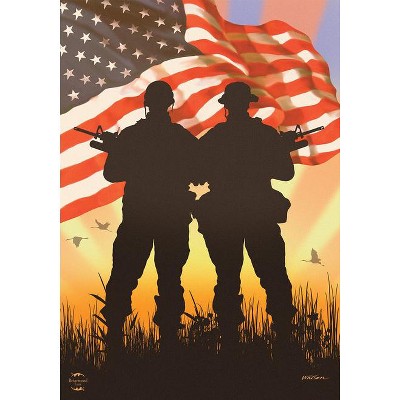 Briarwood Lane Everyday Garden Flag 12x18 For Outdoor American Heroes Patriotic Garden Flag Flags For Outside
