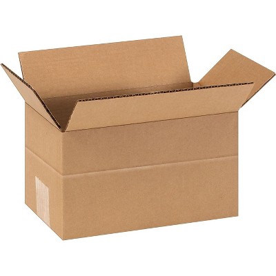 The Packaging Wholesalers SI Products 9" x 5" x 5" Multi-Depth Shipping Boxes 32 ECT Kraft