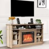 58" Electric Fireplace TV Stand with 23" Electric Fireplace, Remote-Control 1400W Fireplace Console with Storage - 2 of 4