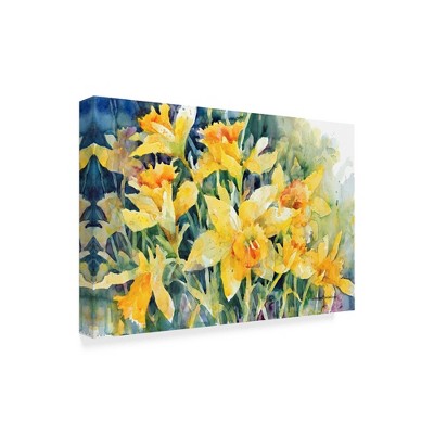 Trademark Fine Art -Annelein Beukenkamp 'Daffodil Party' Canvas Art