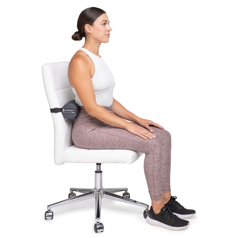 The Original McKenzie Early Compliance Lumbar Roll by OPTP - Lumbar Support For Office Chair, Desk Chair Back Support and Lumbar Support for Car Seats, 3 of 8