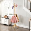 QingMoon Branch Shape Solid Wood Coat Rack, Freestanding Hall Tree with 10 Hooks for Entryway, Hallway, Living Room and Bedroom - 2 of 4