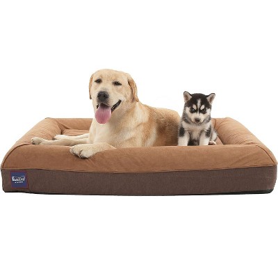 Laifug Surrounding Edge Orthopedic Memory Foam Pet Dog Bed, Large Sofa ...