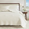 Great Bay Home Detailed Channel Stitch All-Season Reversible Quilt Set With Shams - 4 of 4