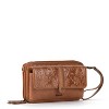 The Sak Women's Smartphone Crossbody Tobacco Floral Emboss - 3 of 4