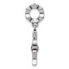 Black Bow Jewelry Sterling Silver with Pink Crystals MOM Dangle Bead Charm - 2 of 4