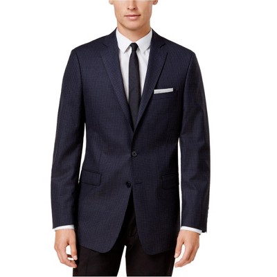 Calvin Klein Mens Check Sport Coat