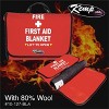 Kemp USA Fire First Aid Blanket Bag Red - 3 of 4