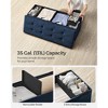 SONGMICS Storage Ottoman Bench Folding Storage Footrest 2 Extra Storage Boxes Hold up to 660 lb - 4 of 4