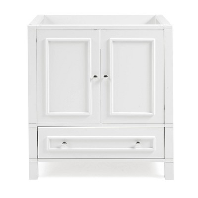 30" Williamsburg Vanity Cabinet White - Alaterre Furniture