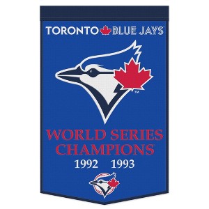 24" x 38" MLB Toronto Blue Jays Wool Banner - 1 of 3