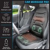 Stalwart 12V Heated Massage Chair Pad for Car Seat - 3 of 4