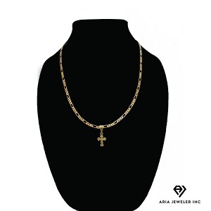 Aria jeweler Chain with Petite Gold Crucifix - 1 of 2