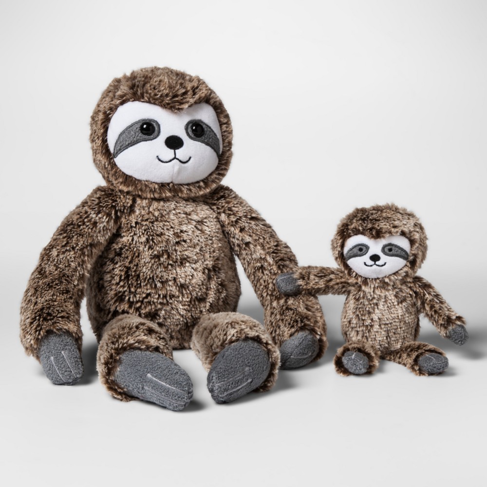 Plush with Rattle Sloth - Cloud Island Brown