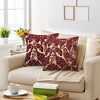 REGALWOVEN Floral Pattern Throw Pillow Covers for Farmhouse Sofa Bed Living Room Office 2 Pcs - 2 of 4