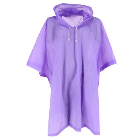 CTM Waterproof Reusable Rain Pullover by Wootie, Purple