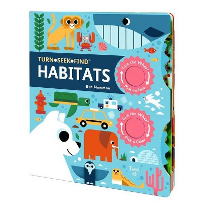 Turn Seek Find: Habitats - (Board Book)