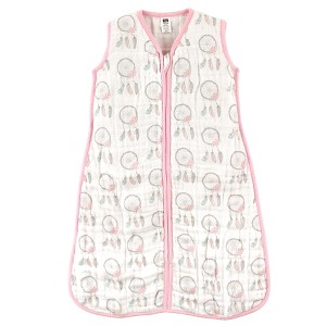 Hudson Baby Infant Girls Muslin Cotton Sleeveless Wearable Sleeping Bag, Sack, Blanket, Dream Catcher - 1 of 1