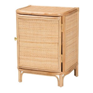 bali & pari Kiara Natural Rattan Nightstand Natural - 1 of 4