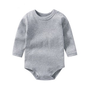 MyKids-USA Baby Multi Color Comfy Cotton Long Sleeve Onesies Bodysuits - 1 of 4