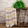 Parkland Collection,Transitional Stripes And Dots Throw - 4 of 4