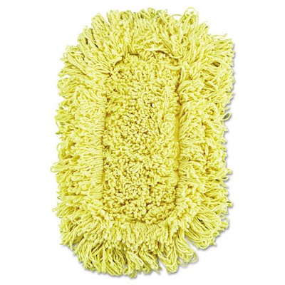 Rubbermaid Commercial Trapper Looped-end Dust Mop Head, 12 X 5, Yellow ...