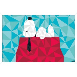 Trends International Peanuts: Astronomy-Geometry - Snoopy Framed Wall Poster Prints - 1 of 4