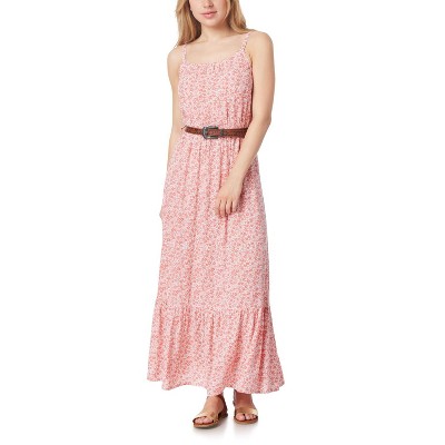 WallFlower Women's Sahara Peasant Maxi Dress