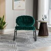 Aash Modern Accent Chair with Metal Frame, Premium High Density Soft Single Lazy Sofa for Living Room Bedroom, Indoor Furniture - The Pop Home - 4 of 4
