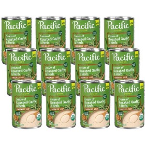 Pacific Foods Organic Cream of Roasted Garlic and Herb Soup - Case of 12/10.5 fz - 1 of 4