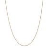 Black Bow Jewelry 0.8mm, 10k Yellow Gold, Baby Rope Chain Necklace - 3 of 4