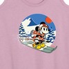 Women's - Disney - Minnie Ski Graphic Racerback Tank - 2 of 4