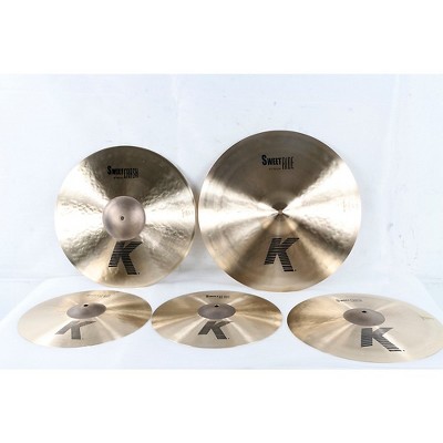 Zildjian K Sweet Cymbal Pack, 15", 17", 19", 21" With Free 19" Crash Level 3  194744913495