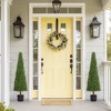 KTMBDW 5/6ft Artificial Cedar Topiary Trees for Outdoor Front Porch Door, Faux Potted Plants Evergreen Fake Pine Cypress Tree for Outside Home Decor - 2 of 4