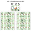 Big Dot of Happiness Jungle Party Animals - Mini Candy Bar Wrapper Stickers - Safari Zoo Animal Birthday Party or Baby Shower Small Favors - 40 Count - 3 of 4