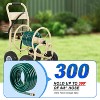 BestMassage Hose Reel Hose Carts Heavy Duty Garden Hose Reel with 4 Wheels Storage Basket - 3 of 4