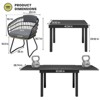 Crestlive Products Modern Aluminum Outdoor Dining sets Expandable Patio Dining Table with arm chairs for 4-10 People Outside - 2 of 4
