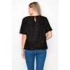 Women's Winnae Eyelash Top - JOH - 3 of 3