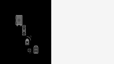 White Electric Ceramic Space Heater with Thermostat and Automatic Shut-off