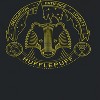 Harry Potter Men's Minimalist Hufflepuff Mascot Ouline Short Sleeve Graphic Cotton T-Shirt - 2 of 3