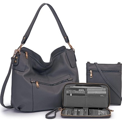 Paaaawaters Large Crossbody Bags Ladies Shoulder Handbags Purse and Wallet Set for Women Totes Hobo Purses
