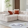 L-Shape Sectional Couch with Chaise,Modern Modular Sofa with Deep Seat, Upholstered Couches for Living Room Bedroom,No Assembly Required - 4 of 4