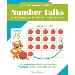 Classroom-Ready Number Talks for Kindergarten, First and Second Grade Teachers - (Books for Teachers) by  Nancy Hughes (Paperback) - 1 of 1
