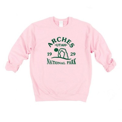 Simply Sage Market Women's Graphic Sweatshirt Embroidered Utah Arches